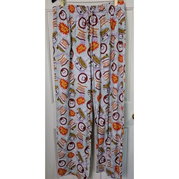 Maruchan Ramen Noodles Pajama Pants Sleepwear Loungewear Men's XL Stretch - Picture 1 of 5